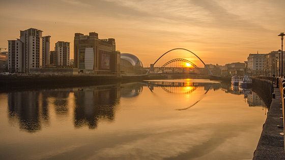 River Tyne Sunset