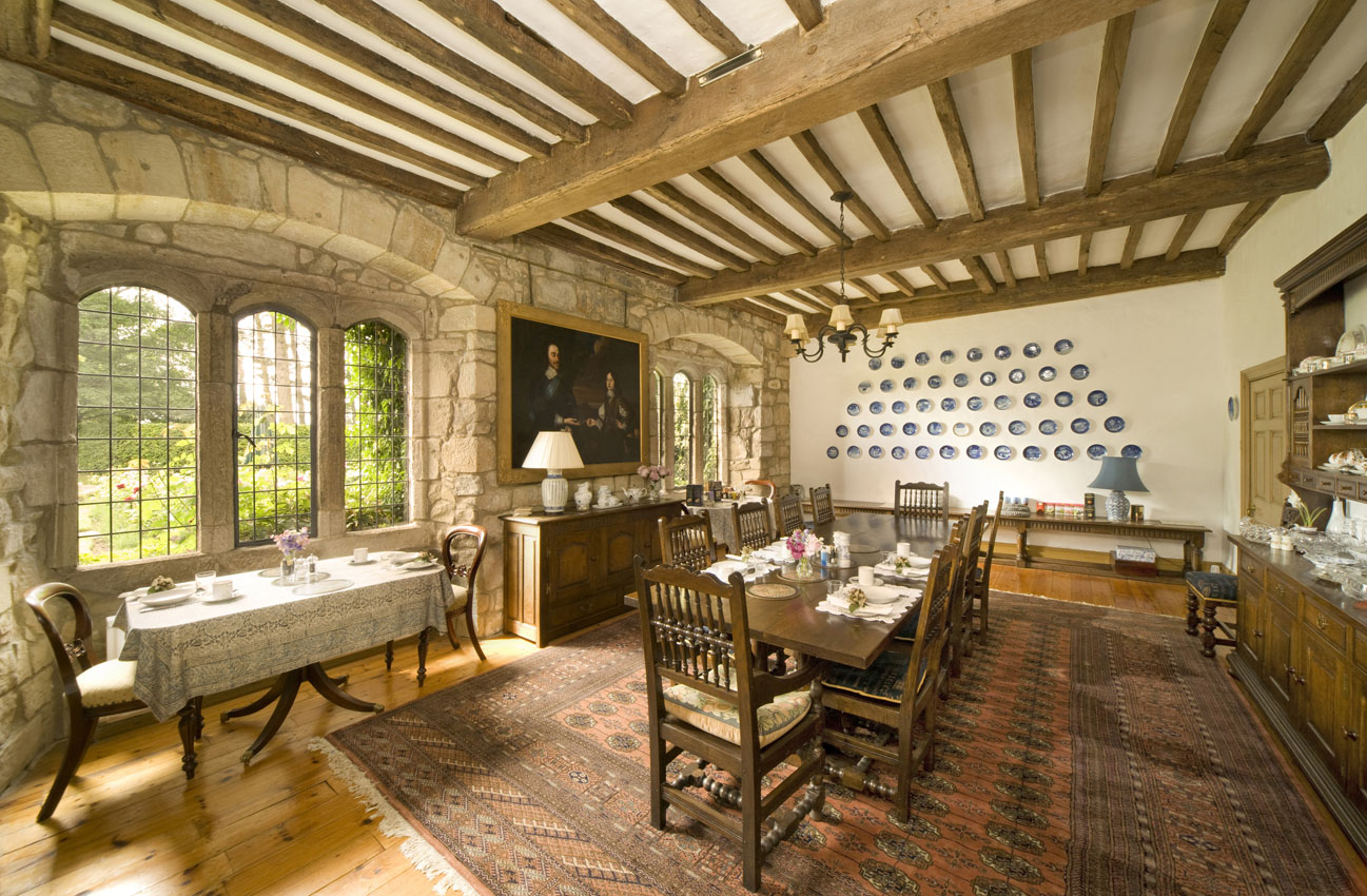 Interior of a property set for breakfast