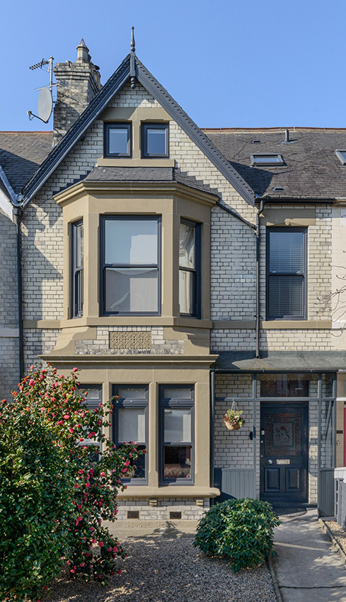 Exterior of residential property