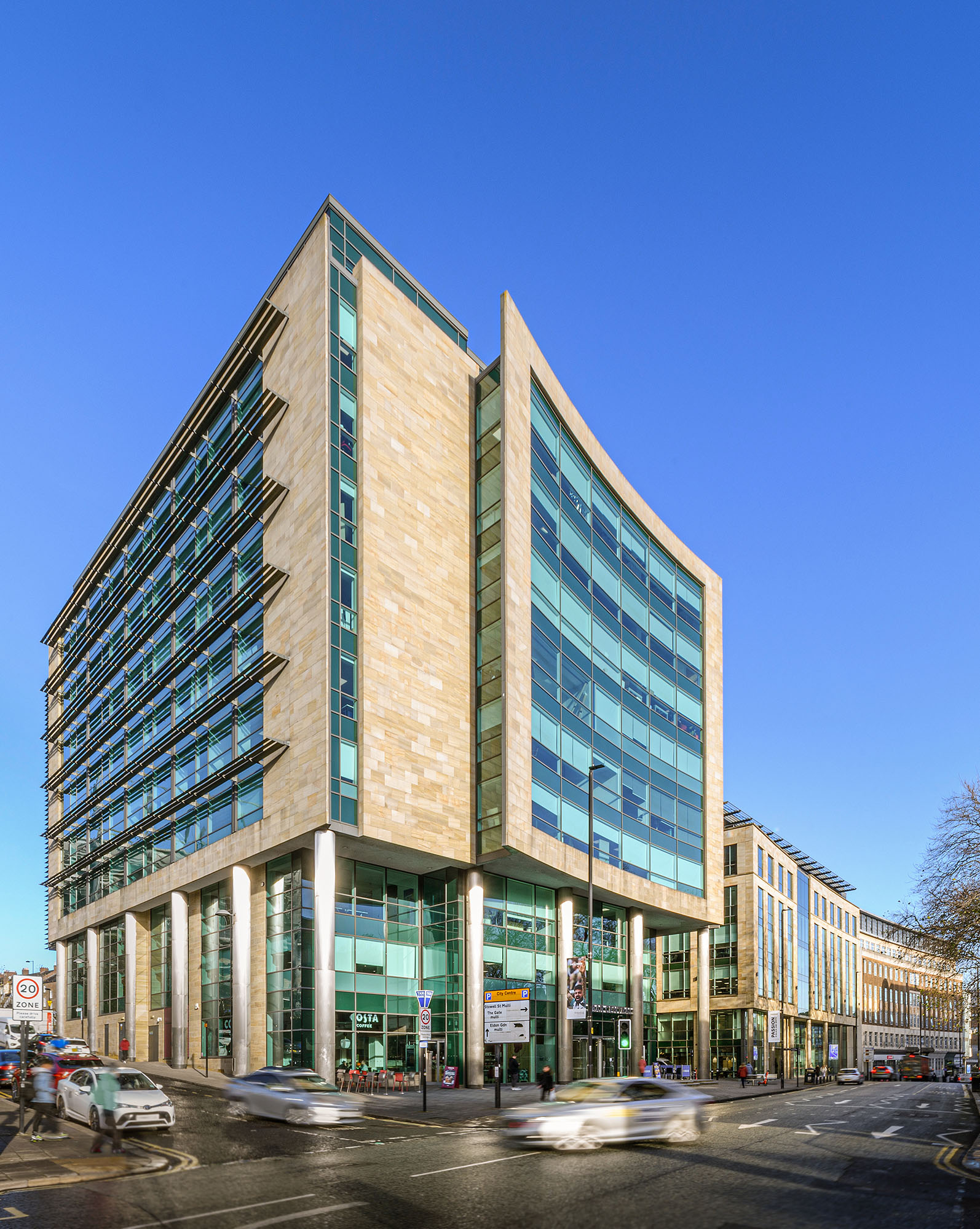 Commercial office architecture in Newcastle upon Tyne