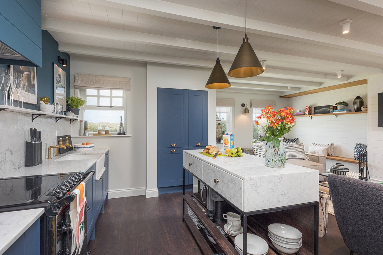 Interior design of a residential kitchen