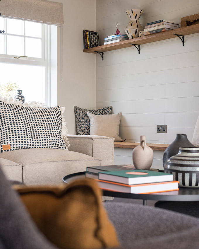 Interior design of a residential interior